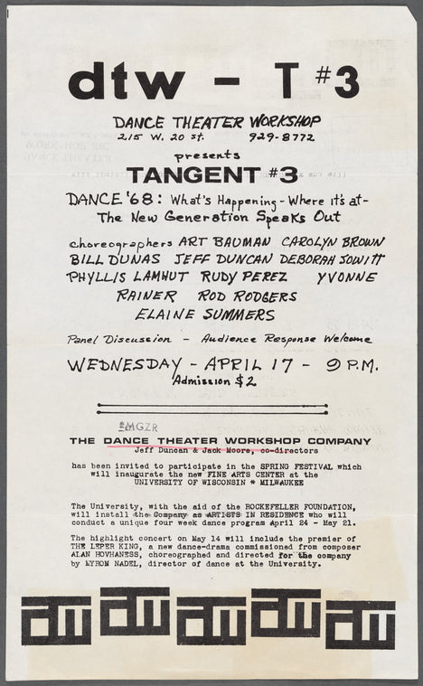 Flier for Tangent 3