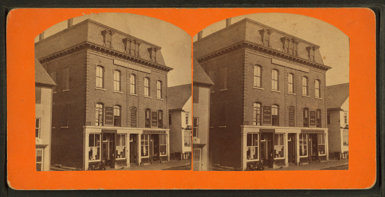 Bank block, Dexter, Maine.