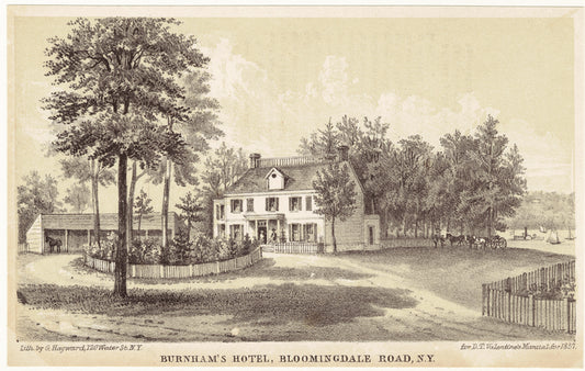 Burnham's Hotel, Bloomingdale Road, N.Y