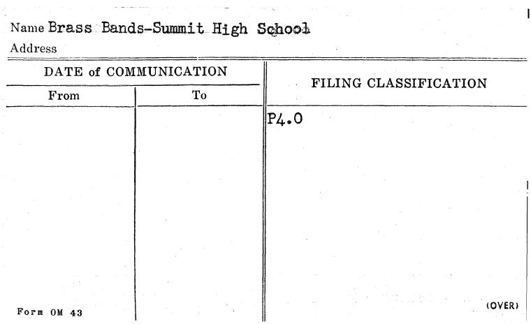 Brass Bands-Summit High School