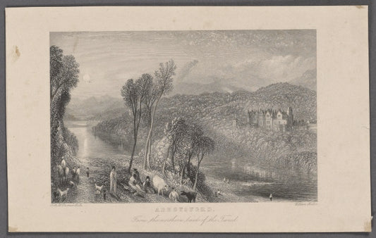 Abbotsford. From the northern banks of the Tweed