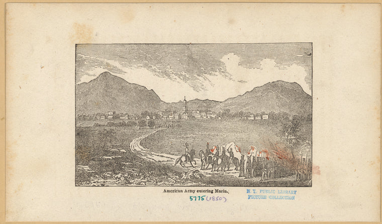 American army entering Marin
