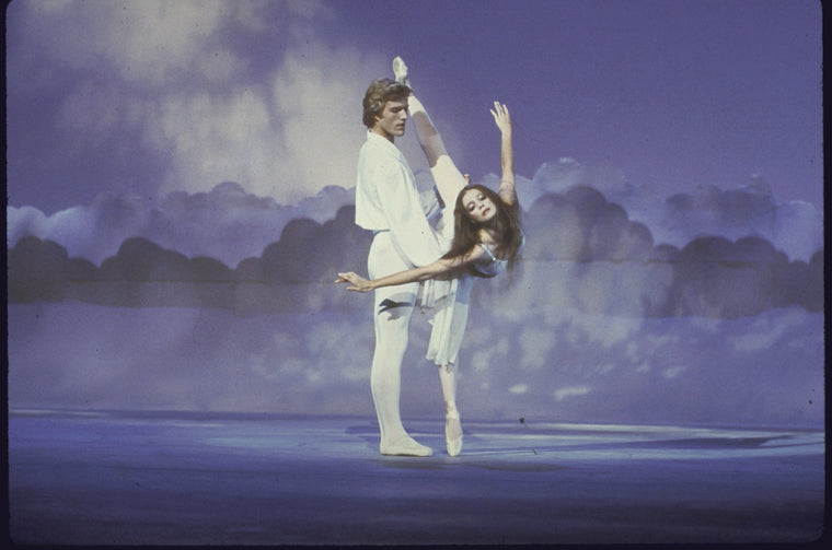 New York City Ballet production of "Chaconne" filming in Nashville for NET Dance in America) with Suzanne Farrell and Peter Martins, choreography by George Balanchine (Nashville)