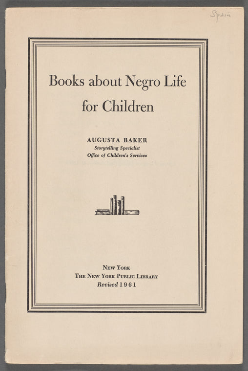 Books about Negro Life for Children