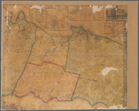 Map of Suffolk Co., L.I., New York: from actual surveys
