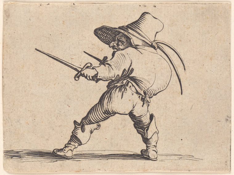 Le duelliste a l'épée et au poignard