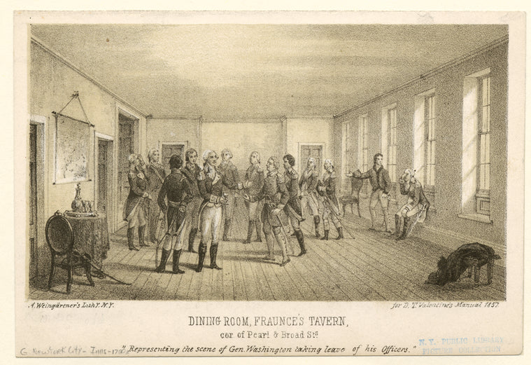Dining room, Fraunce's Tavern, cor. of Pearl & Broad Sts