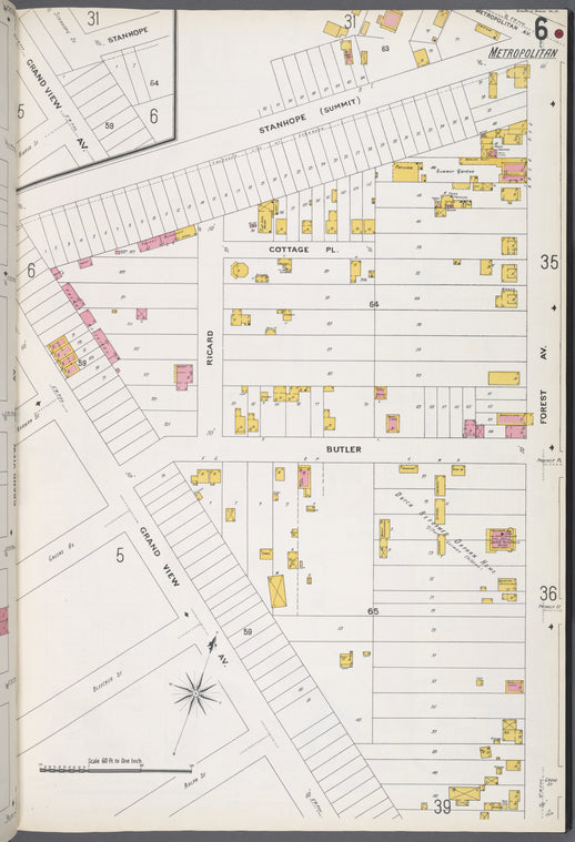 Queens V. 3, Plate No. 6 [Map bounded by Stanhope, Forest Ave., Grand View Ave.]