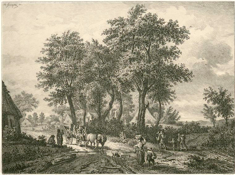 Paysage, d'après Hobbema.