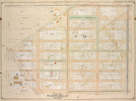 Brooklyn, Vol. 5, Double Page Plate No. 6; Part of Wards 29 & 32, Section 15;