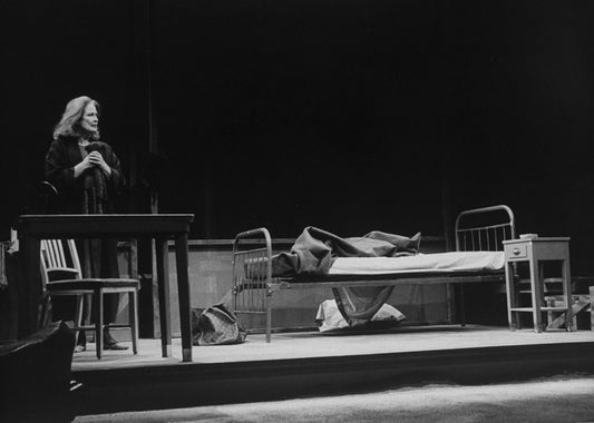 Colleen Dewhurst as Carlotta O'Neill, wife of playwright Eugene, in a scene from the NY Shakespeare Festival production of the play "My Gene"