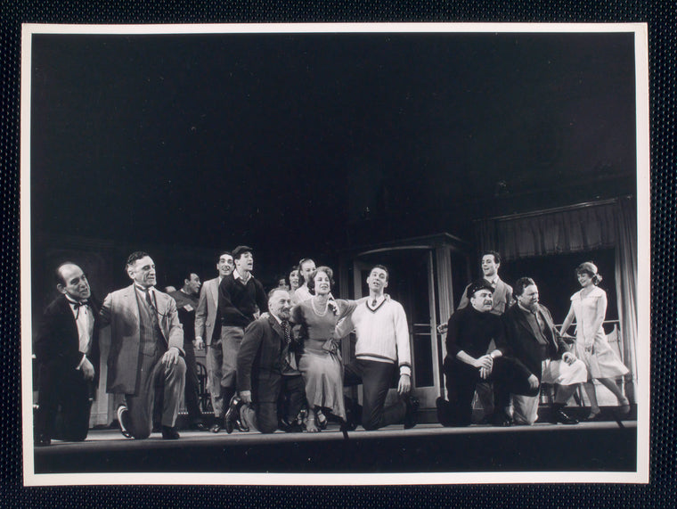 Scene from the stage production Café Crown