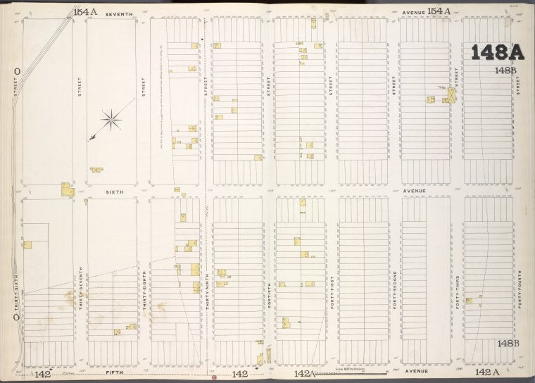 Brooklyn, V. 6, Double Page Plate No. 148A [Map bounded by 7th Ave., 44th St., 5th Ave., 36th St.]