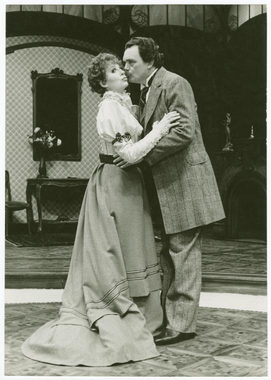Patricia Elliott and Bernard Fox