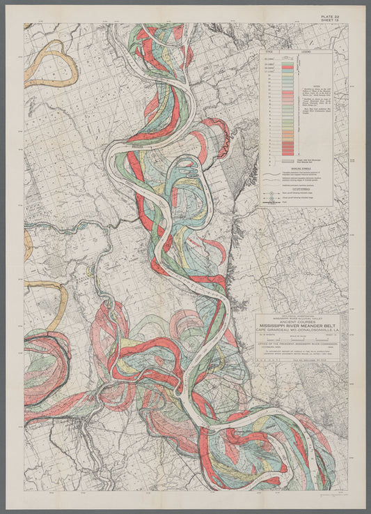 Geological investigation of the alluvial valley of the lower Mississippi river