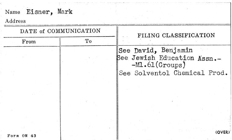 Eisner, Mark