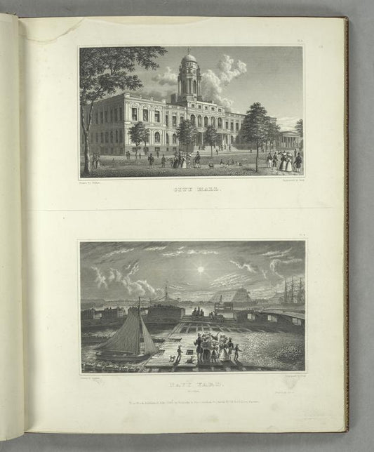 Pl. 5. City Hall ; Pl. 6. Navy Yard, Brooklyn.