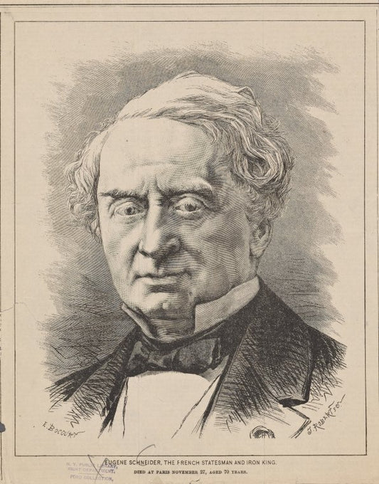 Eugene Schneider, the French statesman and iron king. Died at Paris November 27, aged 70 years