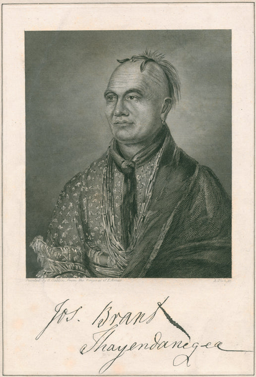 Jos. Brant Thayendanega (autograph)