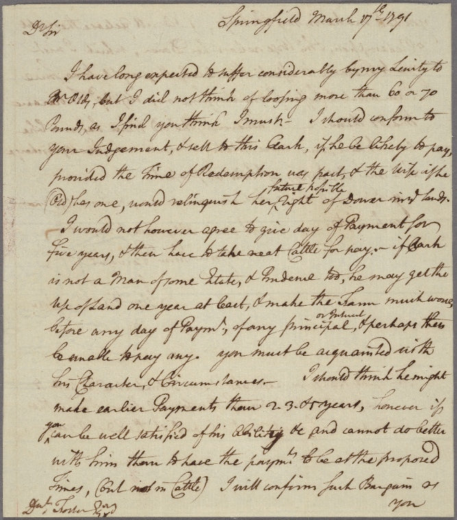 Letter to Dwight Trotter [Brookfield]