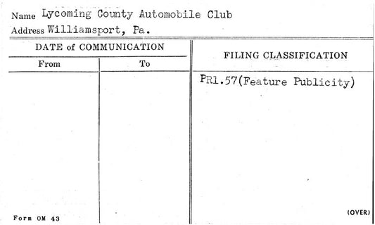Lycoming County Automobile Club