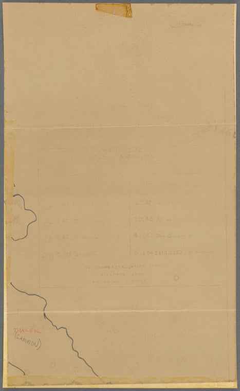 Map of Laos : based on PEO Laos' map no. IV, Laos airfields