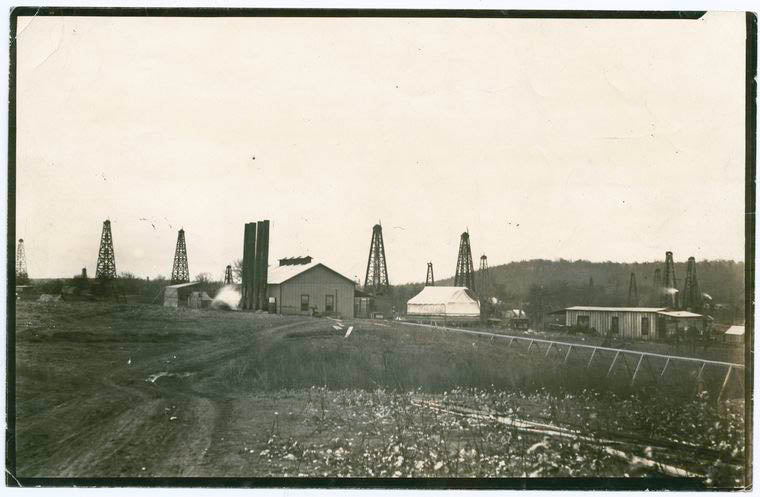 Pumping Wells and Pump House.