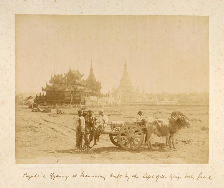 Pagoda and Kyaung at Mandalay, built by the capt. of the king's body guard.