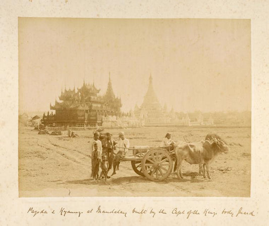 Pagoda and Kyaung at Mandalay, built by the capt. of the king's body guard.