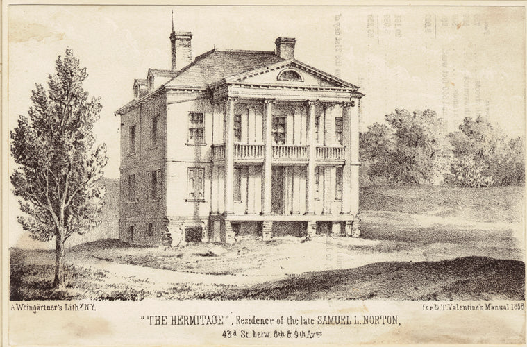 "The hermitage," residence of the late Samuel L. Norton