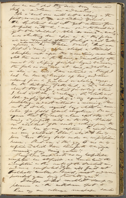 A Walk to Wachusett. Holograph draft, dated 1842.