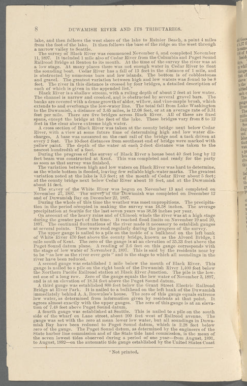 Vicinity map, Duwamish River & its tributaries, Washington