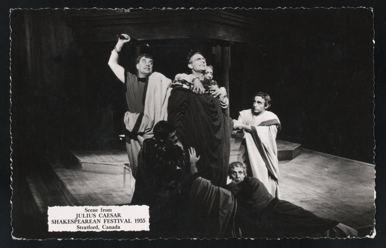 Scene from the 1955 Shakespearean Festival production of Julius Caesar
