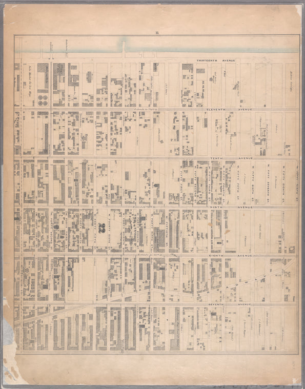 Bounded by Fifty Ninth Street, Seventh Avenue, W. Fortieth Street and Thirteenth Avenue