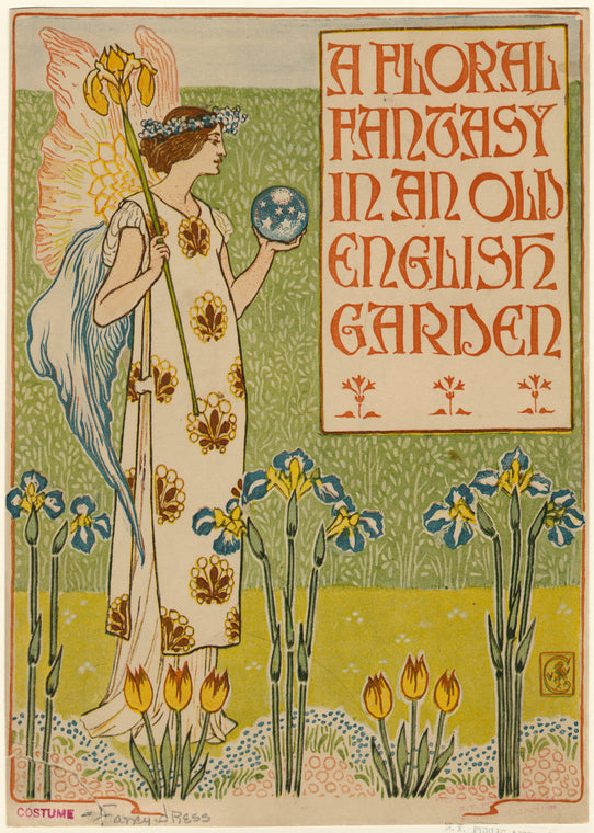 A floral fantasy in an Old English garden