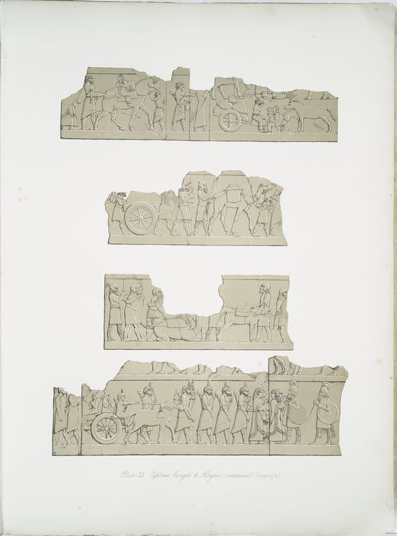 Captives brought to Assyria (continued). (Kouyunjik) [Quyunjik].