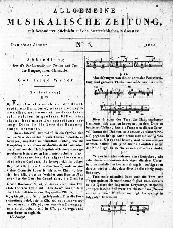 Allgemeine Musikalische Zeitung