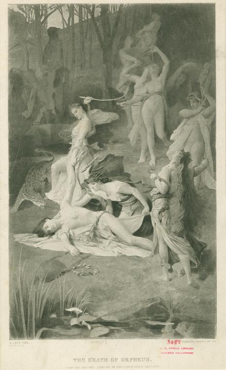 The death of Orpheus