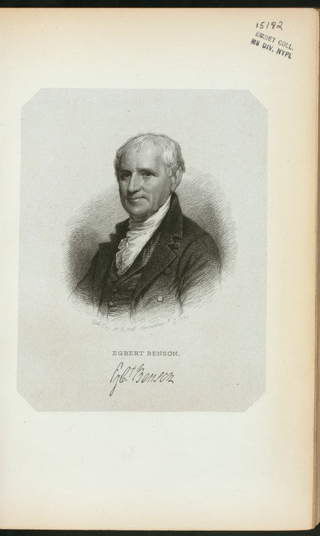 Egbert Benson.