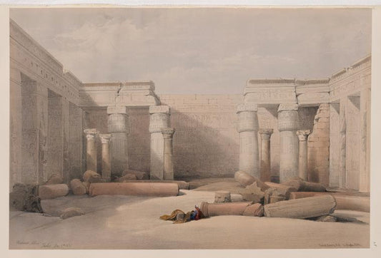 Medinet Abou [Medinet Habu], Thebes. Dec. 5th, 1832.