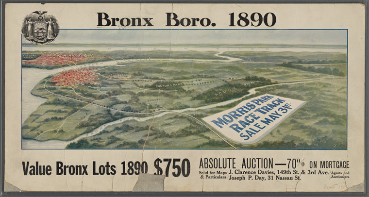 [Panoramic views of the Bronx: real estate auctions].