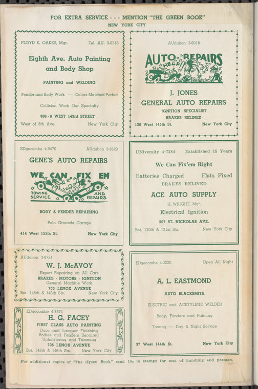 The Negro Motorist Green Book: 1937