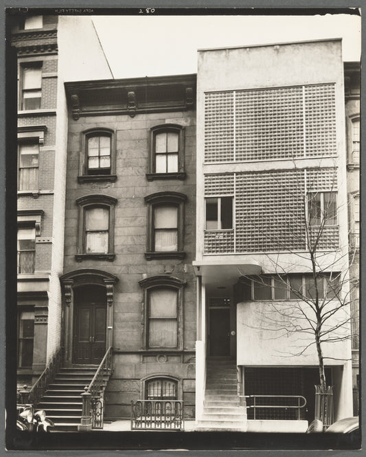 Glass Brick and Brownstone fronts, 209 and 211 East 48th Street