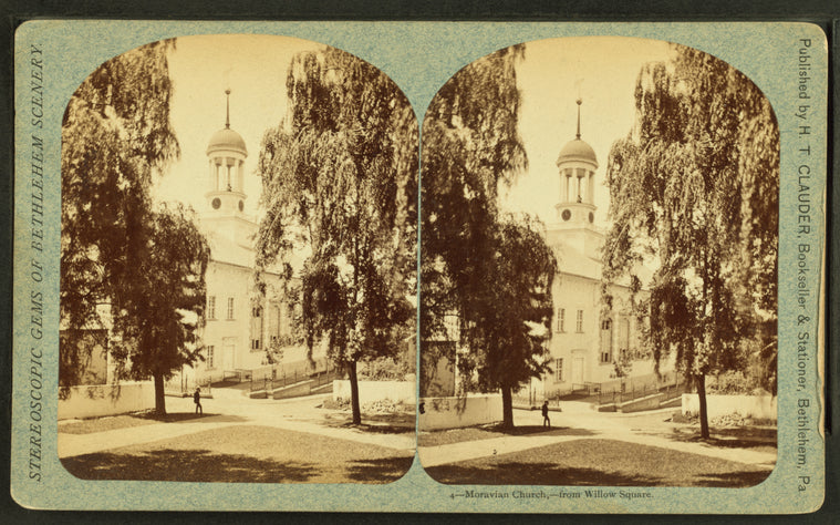 Moravian Church, from Willow Square.