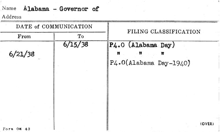 Alabama - Governor of