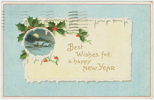 Best wishes for a happy New Year.
