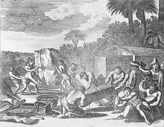 Group of men working