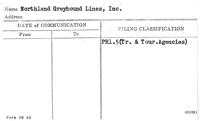 Northland Greyhound Lines, Inc.