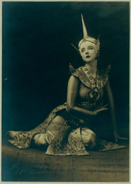 Ruth St. Denis in Siamese Ballet.