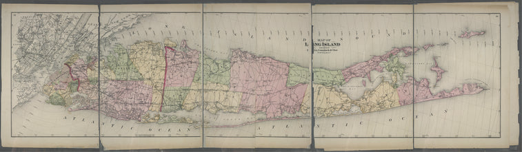 Map of Long Island